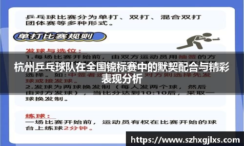 杭州乒乓球队在全国锦标赛中的默契配合与精彩表现分析